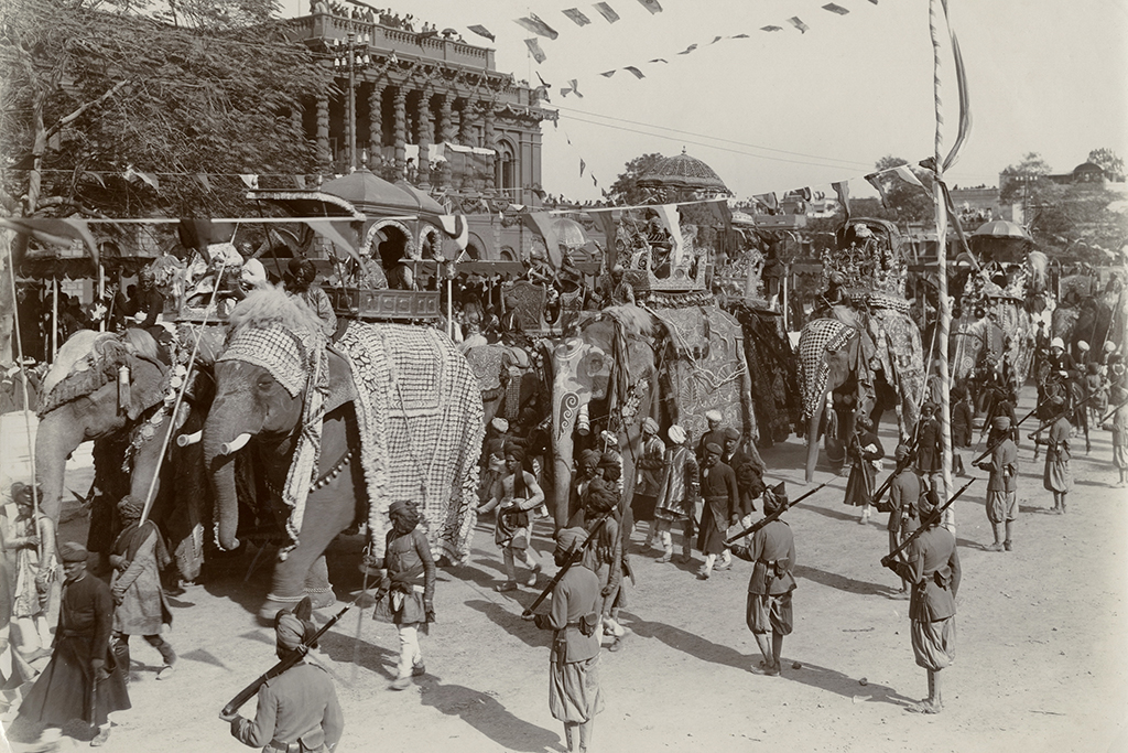 Elephant procession of 1903 Durbar Photograph