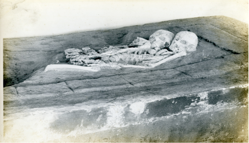 Joint burial in Lothal, 1961 excavation