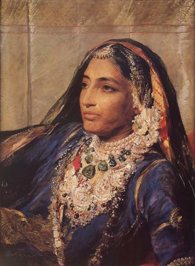 Maharani Jind Kaur,  1817-1863
(last wife of Maharaja Ranjit Singh and mother of Duleep Singh)
