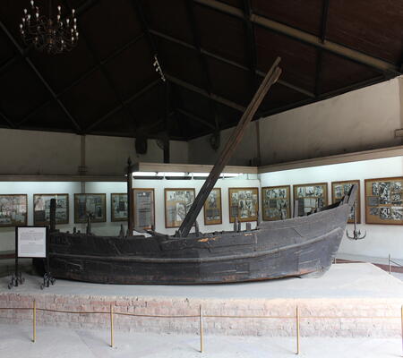 Boat used by Mahatma Gandhi